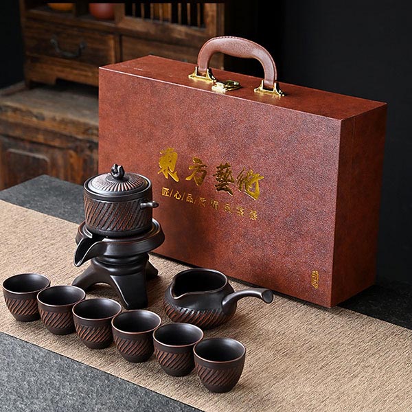 Purple Clay Auto Tea Set