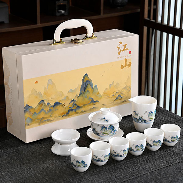 Qianli Jiangshan Chinese Tea Set