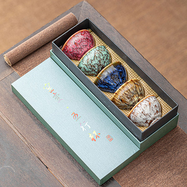 Five-Element Cups Chinese Tea Set